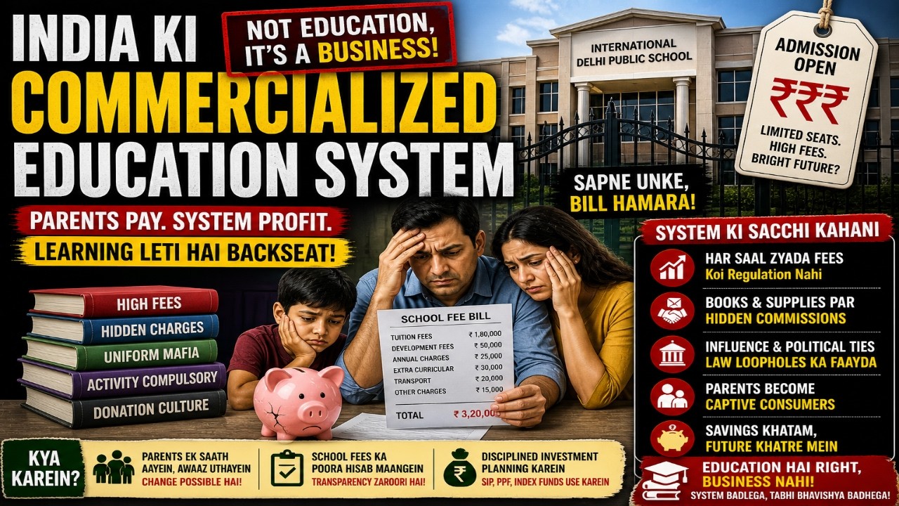 India ki Education System Crisis 😳 | School Fees Scam ya Reality?