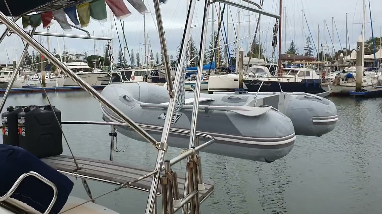 223 - 4th December 2024. Working davits.