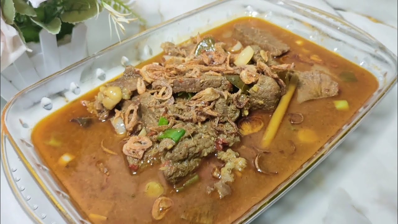 PUNYA DAGING JANGAN CUMA DI RAWON, COBA BIKIN GULAI KAYAK GINI ENAK BANGET BIKIN LAHAP MAKAN