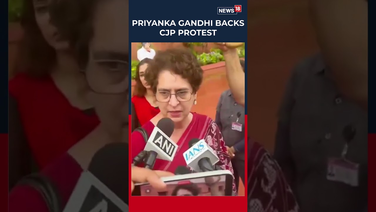 Приянка Ганди раскритиковала центр за реакцию на протесты CJP и подняла вопрос об утечке экзамена...