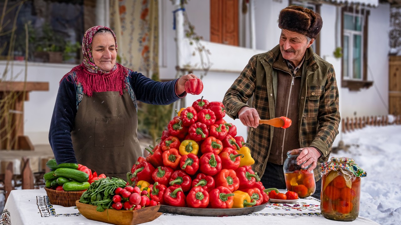 Peppers Stuffed with Tender Meat! Rural Food That Will Excite Your Stomach