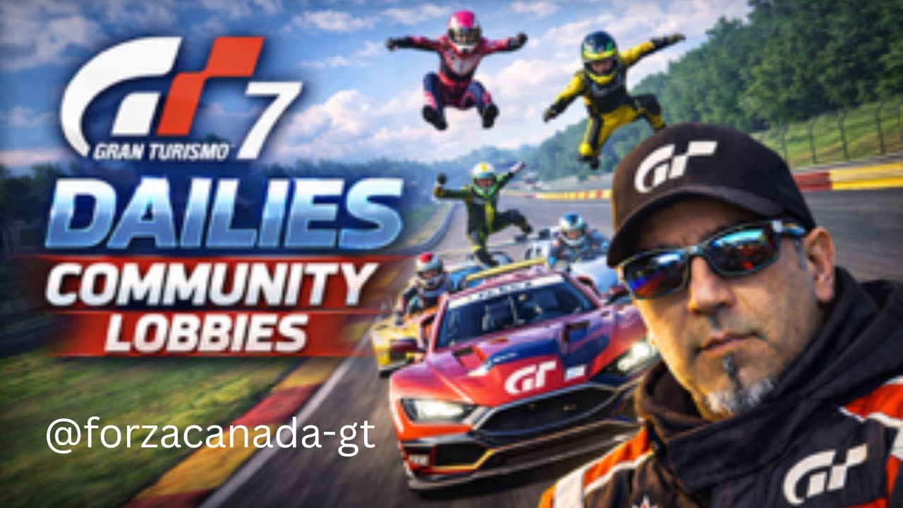 GT7 LIVE Good vibes Fast Cars Clean Community Lobbies viewers welcome join in!