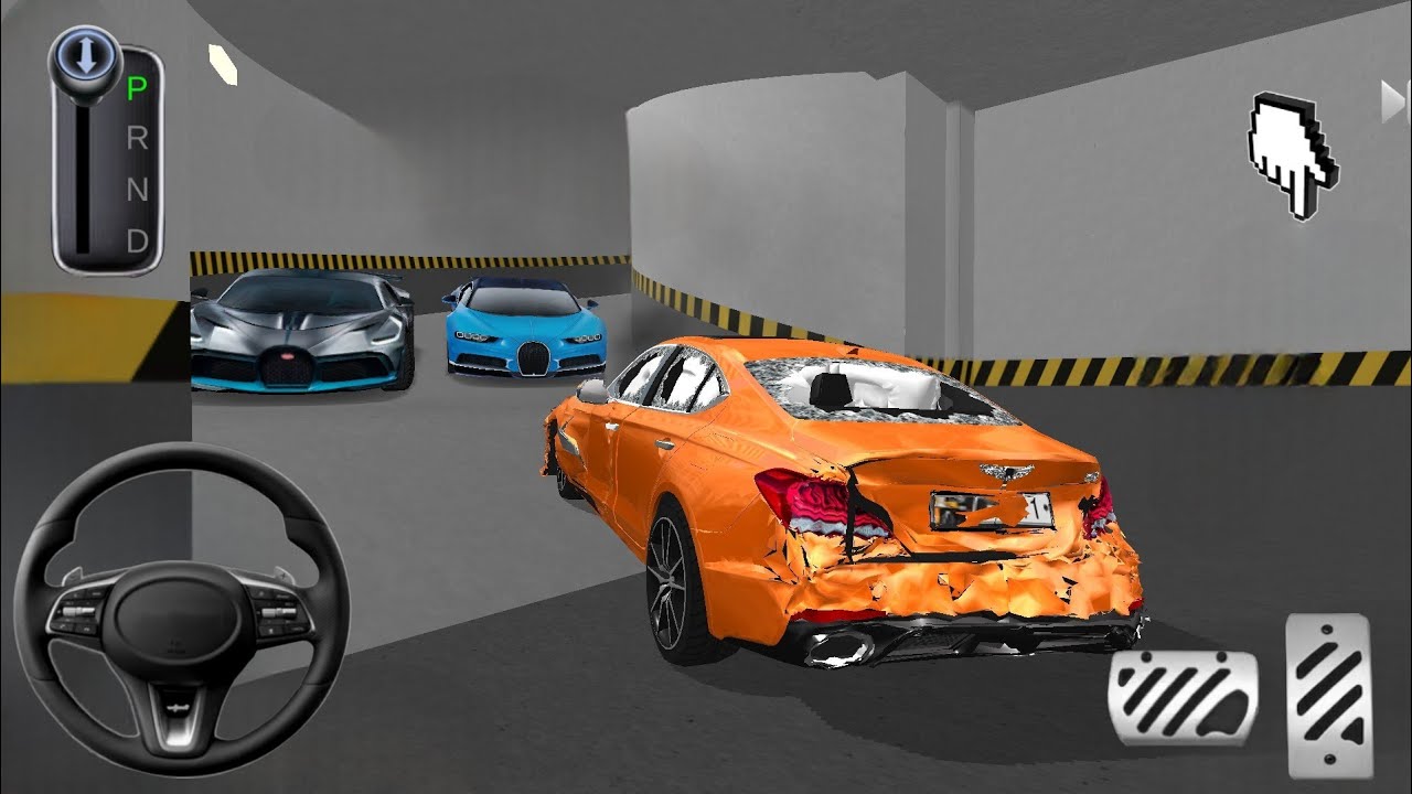 New Crashed car Stuck in Parking Garage - 3d driving class Android games - Car Game #game