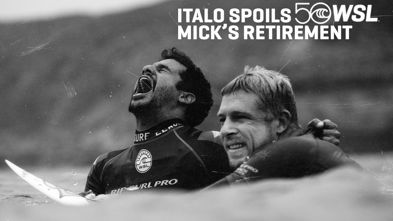 Italo Ferreira spoils Mick Fanning's fairytale farewell at Bells Beach | WSL50