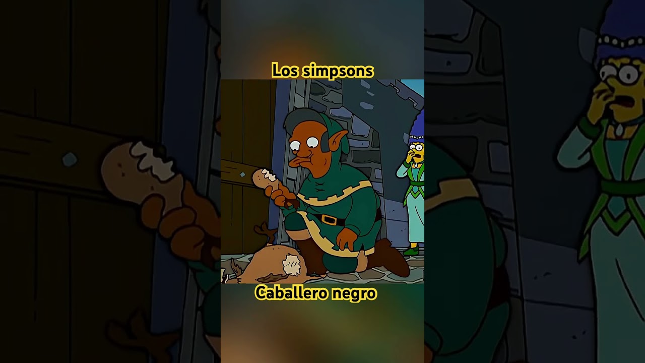 El caballero negro #shortsviral #shorts #shortvideo #lossimpson #viral