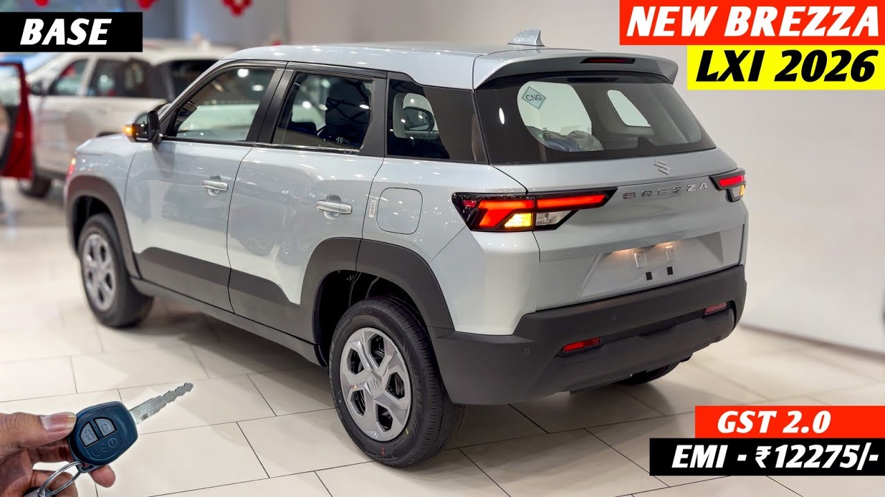 Maruti Brezza LXI 2026 | Brezza Base Model 2026 | On-Road Price