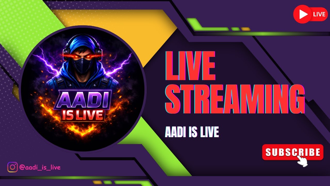 🔴 FREE FIRE LIVE 🔥 | AADI IS LIVE | MUST USE HEADPHONES 🎧