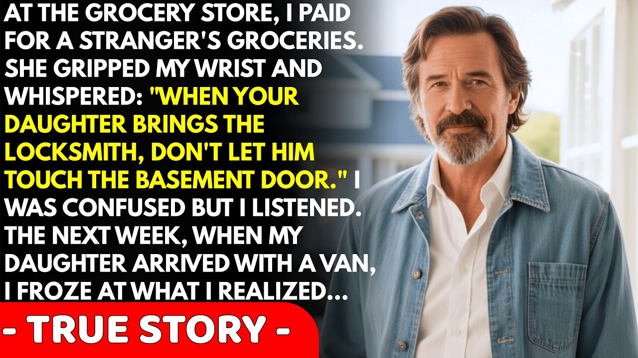 The woman whose groceries I paid for grabbed my wrist and said: 'When your daughter brings the lo...