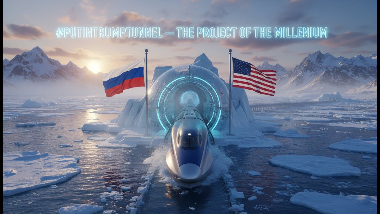 Тоннель через Берингов пролив на Аляску из России #PutinTrumpTunnel