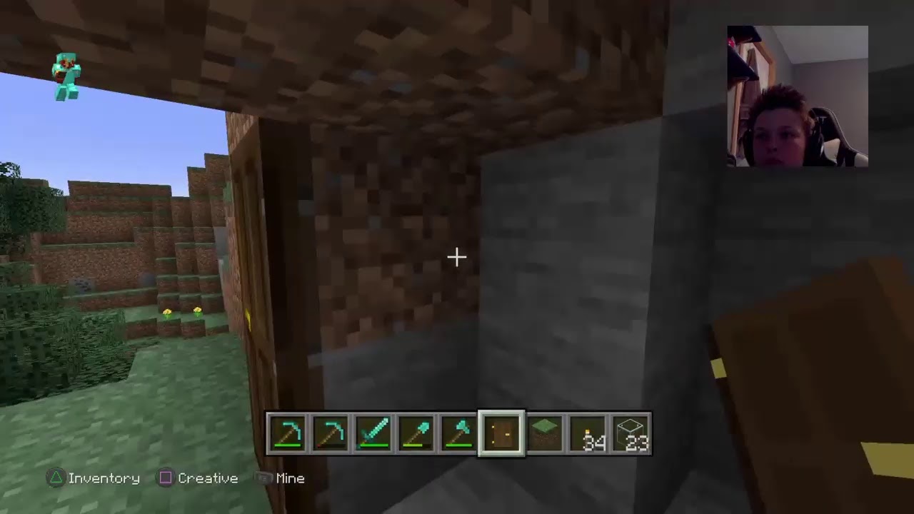 Minecraft Survival|PS4|Playing with subs