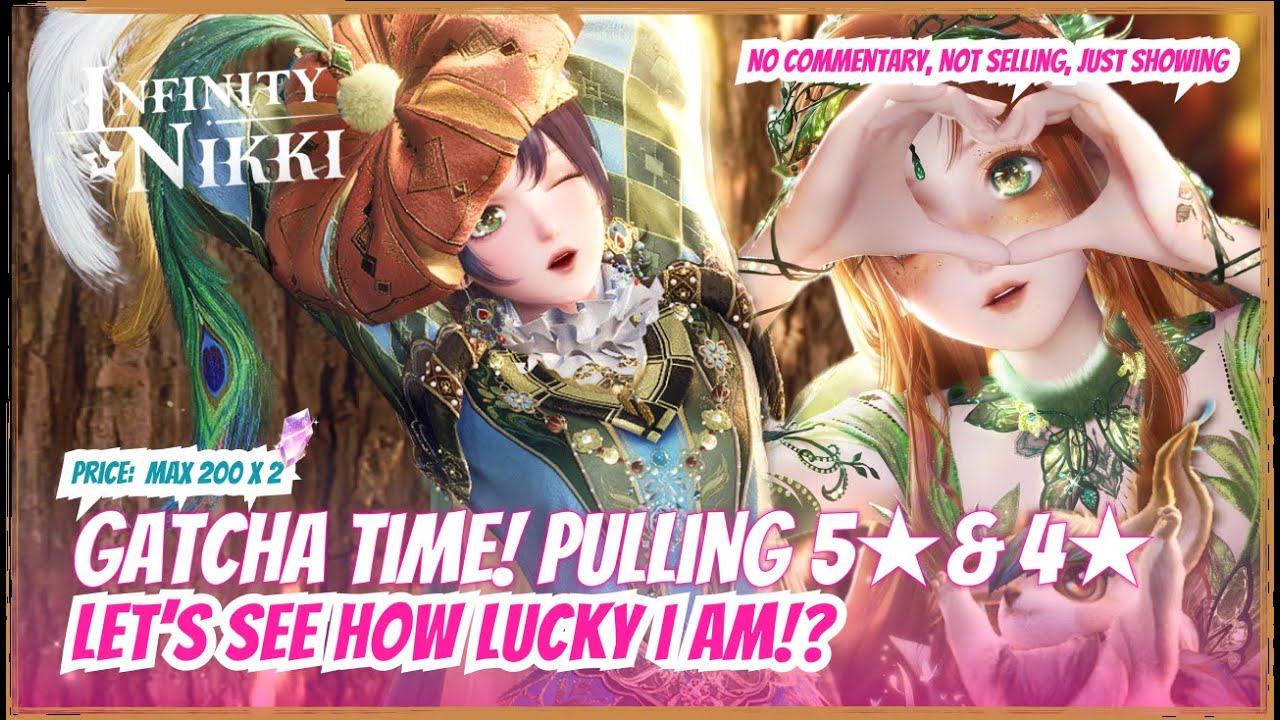 Gacha Time: Pulling Forest Ripple 5★, Verdant Verse 4★ and Whispers of Bliss 4★ | Infinity Nikki 2.1