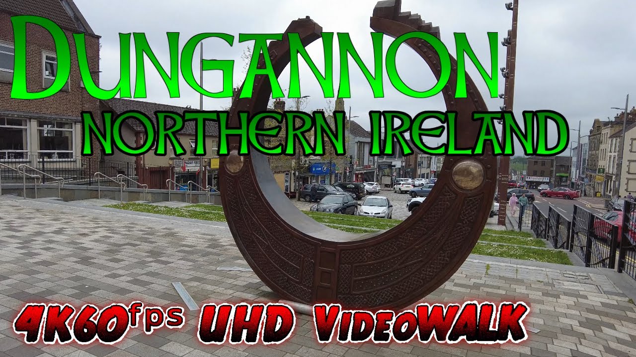 Walking in Dungannon / NORTHERN IRELAND VideoWalk 4K60ᶠᵖˢ UHD🔴