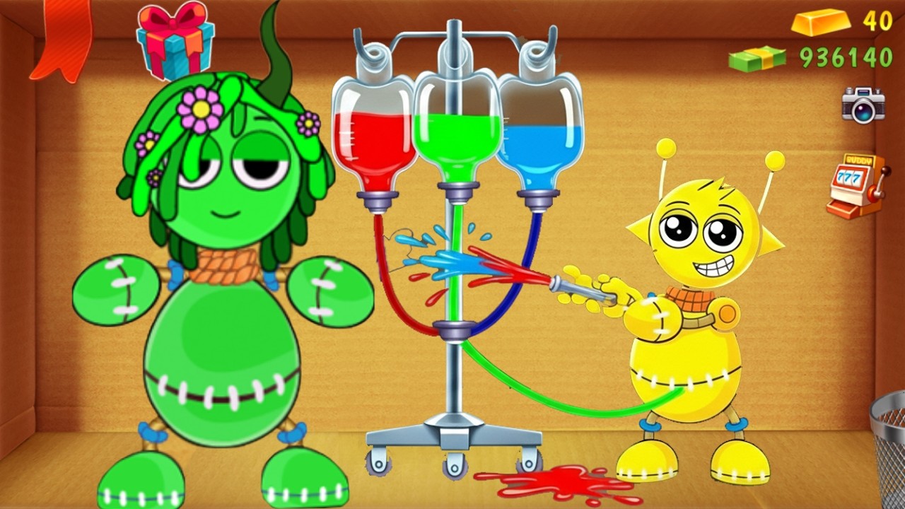 All Drip Bags vs Double Sprunki | SPRUNKI JOINED KICK THE BUDDY !