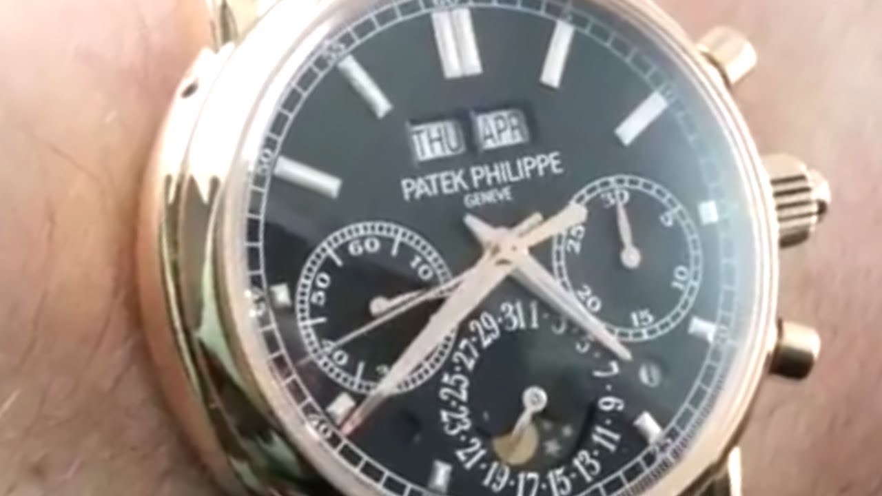 Patek Philippe Split Seconds Perpetual Calendar Chronograph Rose Gold Watch Review | 5204/1R-001