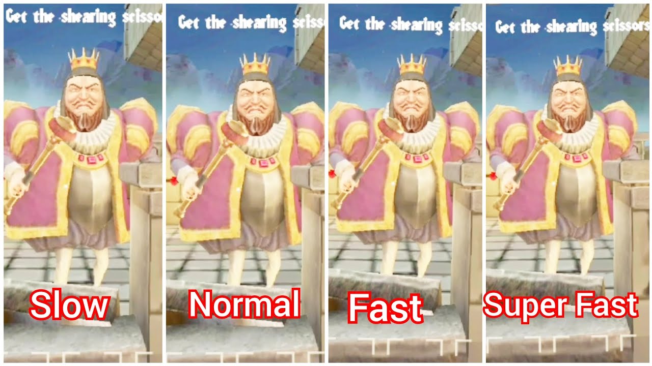 Angry King Chase Music In Speed { Slow , Normal , Fast , Super Fast }