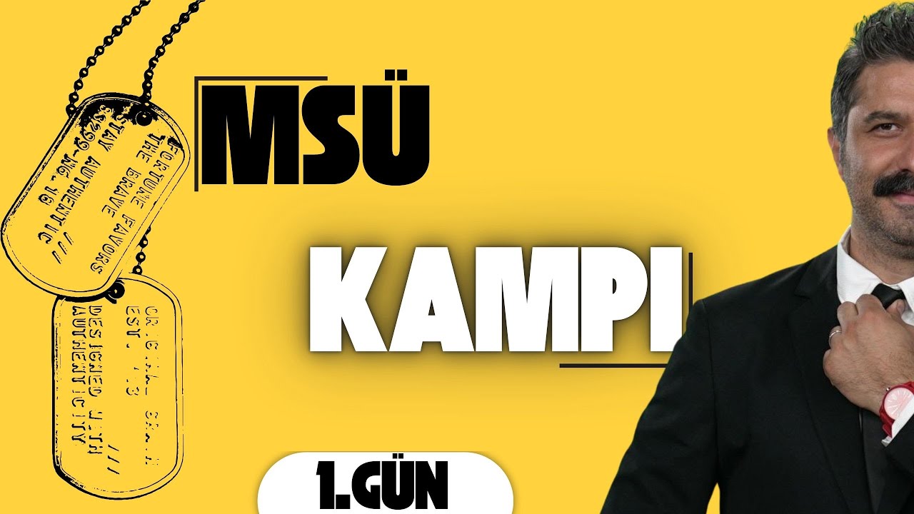 MSÜ KAMPI | 1.Gün | Ses Bilgisi | Konu Özeti, Uygulama, Soru Çözümü