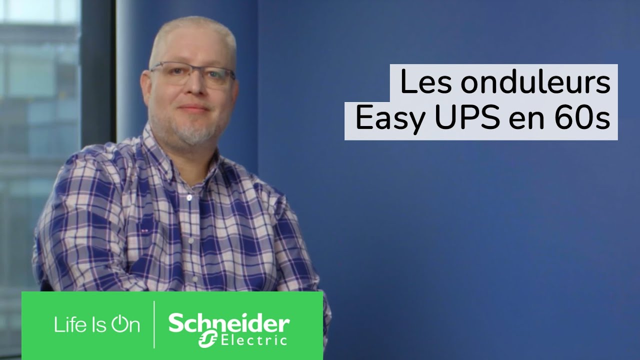 Les onduleurs EASY UPS pour la protection et l'allongement de leur dur&eacute;e de vie | Schneider Electric