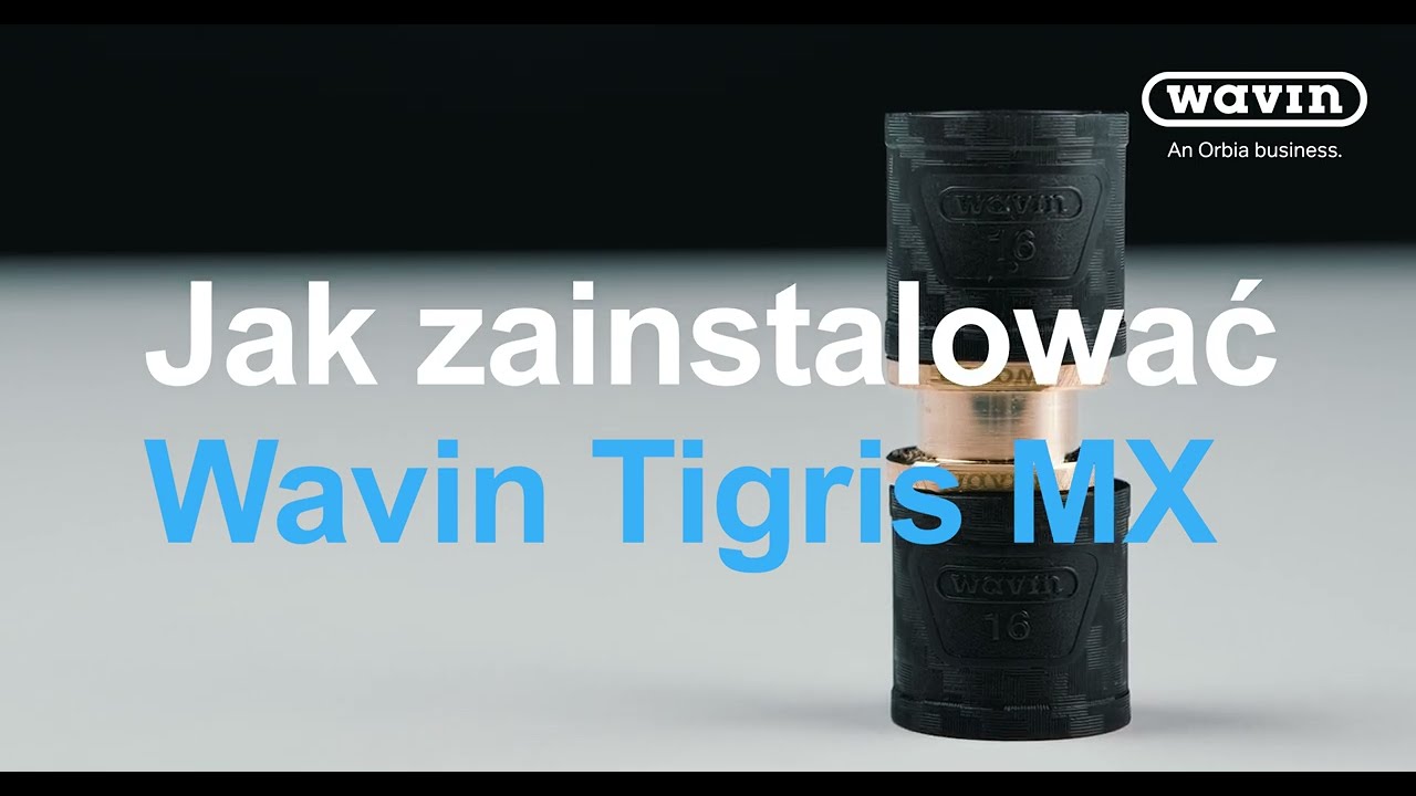 Jak zainstalować kształtki instalacji sanitarnych Wavin Tigris MX? | WAVIN