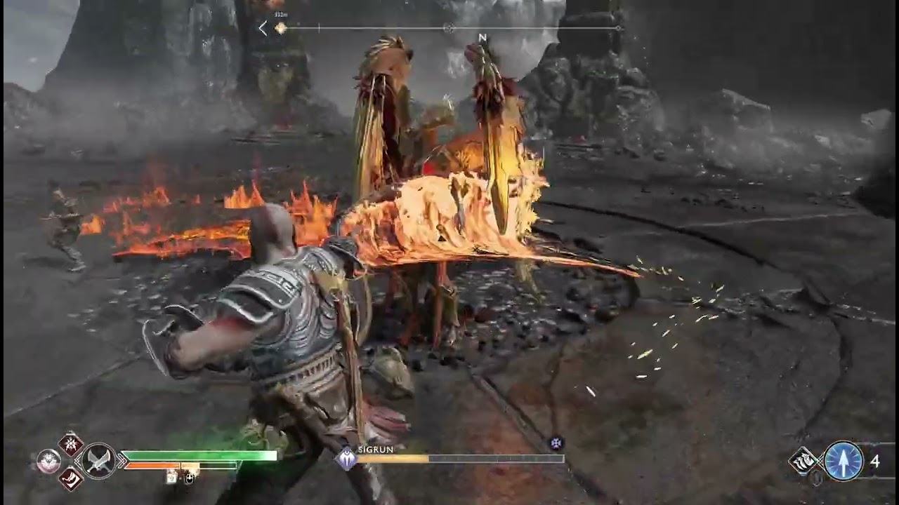 Defeat sigrun in 1.25 minute with jeus armour.