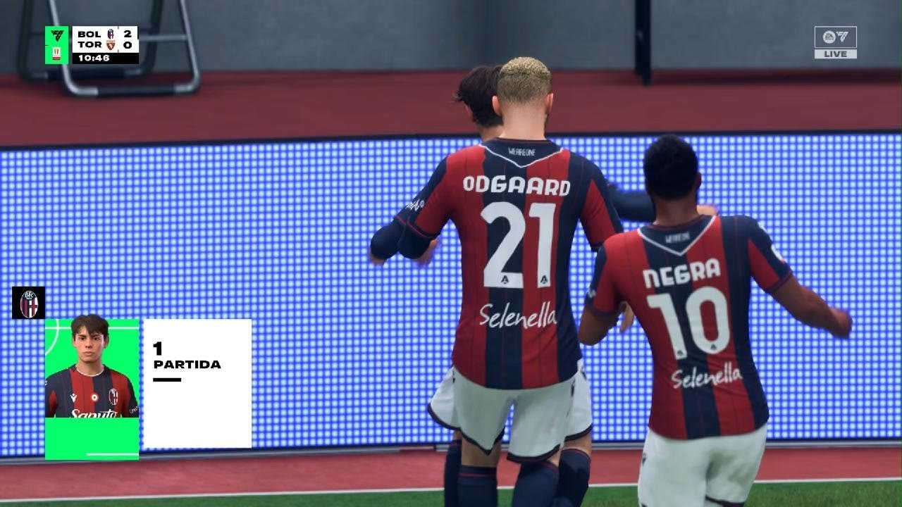 EA SPORTS FC 26 modo carreira 1 assintencia