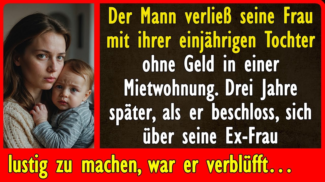 Der Mann verließ seine Frau mit ihrer einjährigen Tochter ohne Geld in einer Mietwohnung...