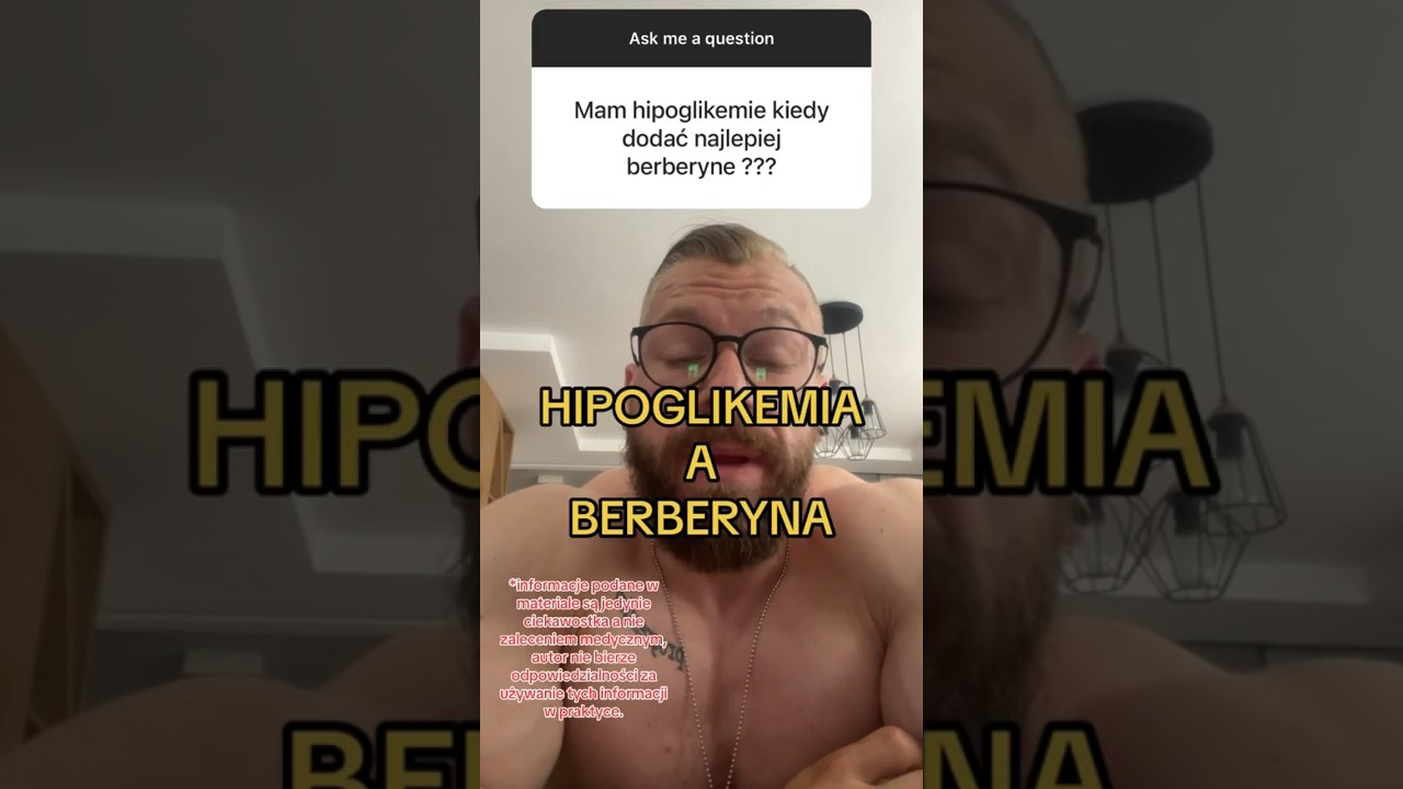 Hipoglikemia a berberyna