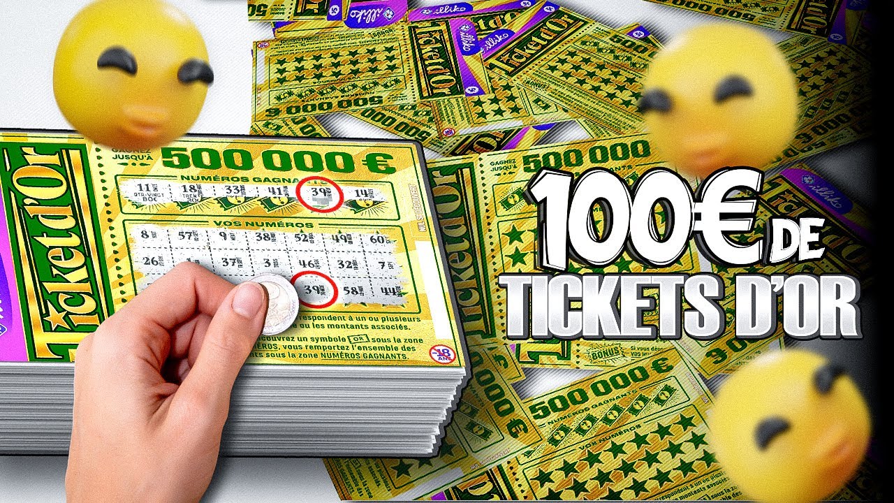 Je GRATTE 20 Tickets d’Or (100€ de tickets) 🍀