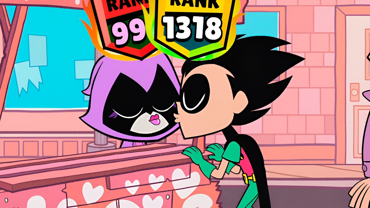 Teen Titans X Brawl Stars Rank Up 🥶❤️&zwj;🔥 #brawlstars #teentitans #teentitansgo #rankup #rank