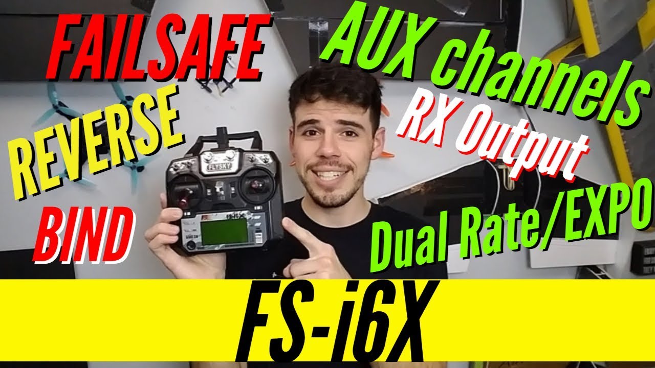 FlySky FS-i6X: как настроить 5 основных функций для начинающих пилотов