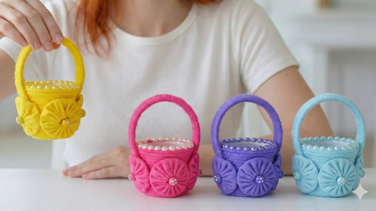 Idéia Muito Fácil Usando Fuxico! Sandra Monteiro #diy 