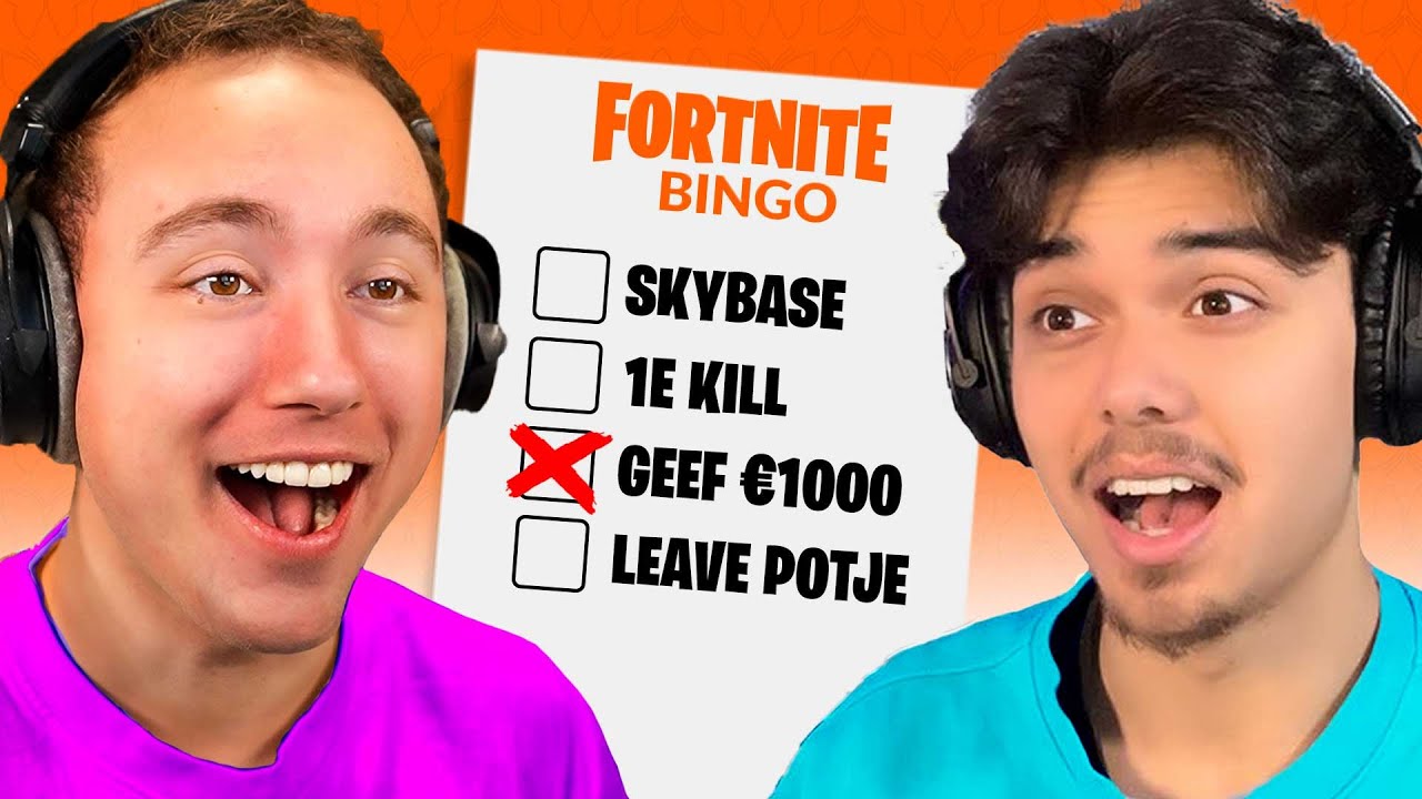 FORTNITE BINGO in CHAPTER 6!