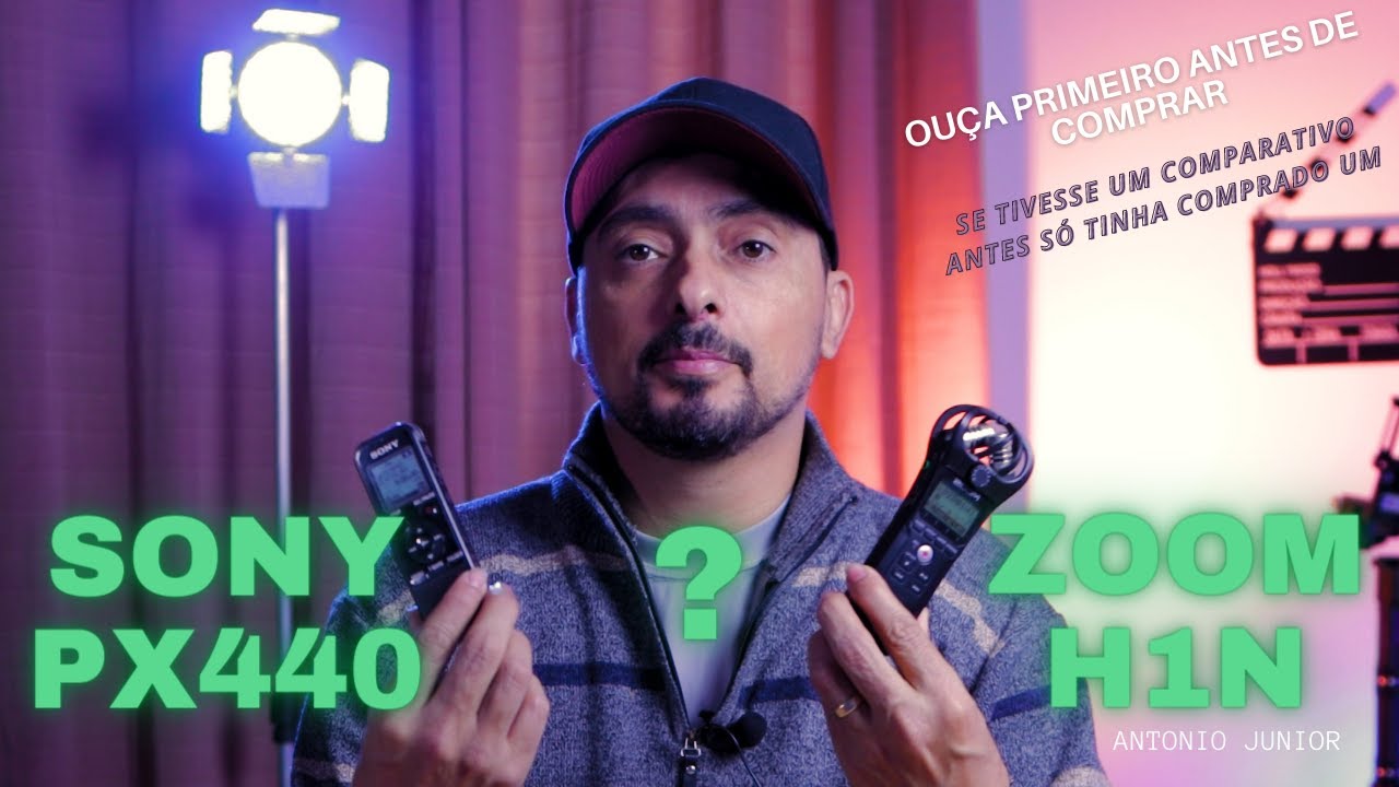 SONY PX440 VS ZOOM H1N!!! OU&Ccedil;A PRIMEIRO ANTES DE COMPRAR