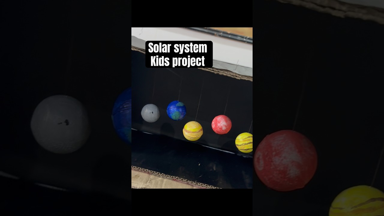 Kids project | solar system | 