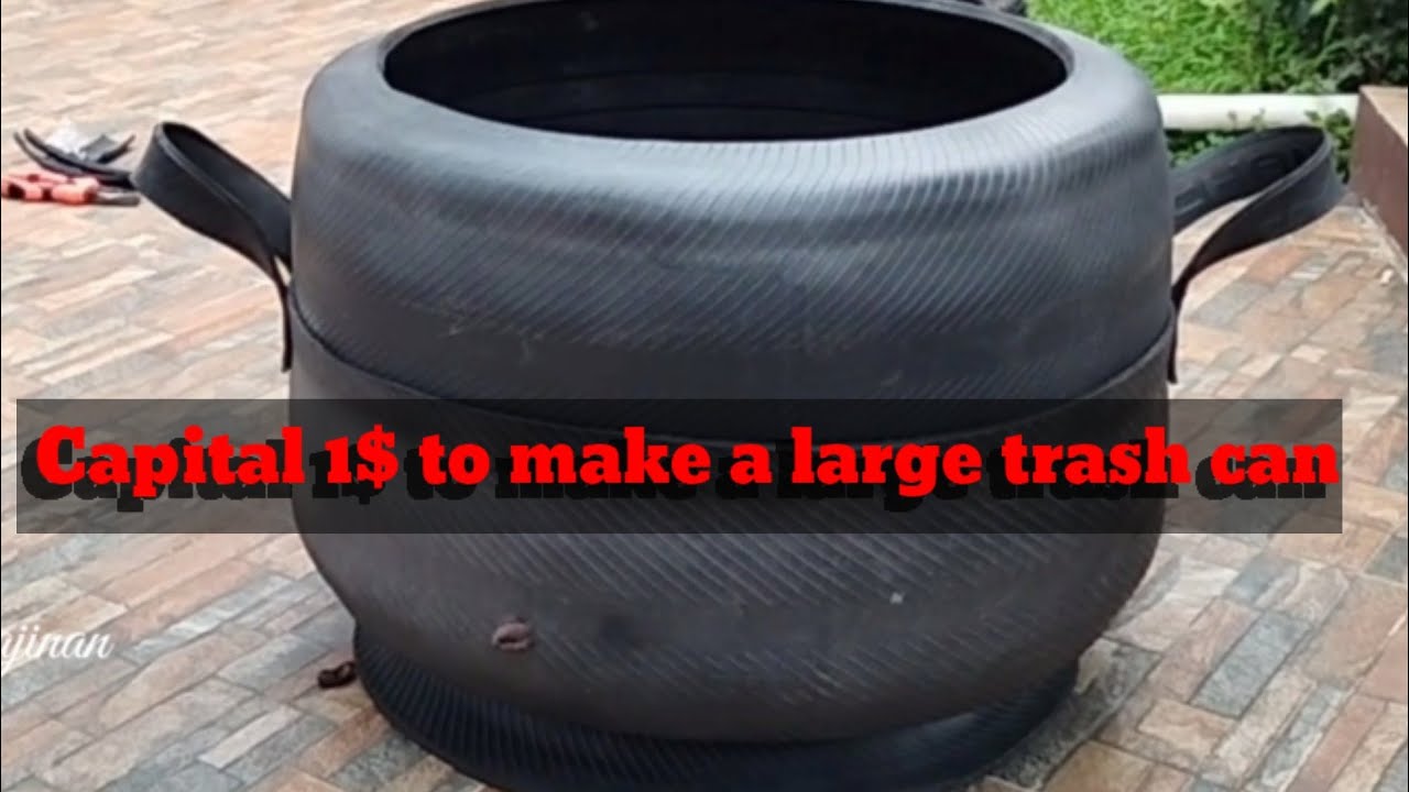 Create a large trash can with only 1$ capital