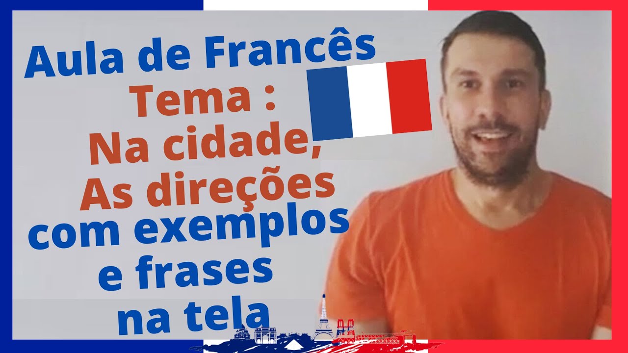 Aprenda Francês - Tema: Na cidade, alguns lugares, o que tem neles e como chegar até eles.