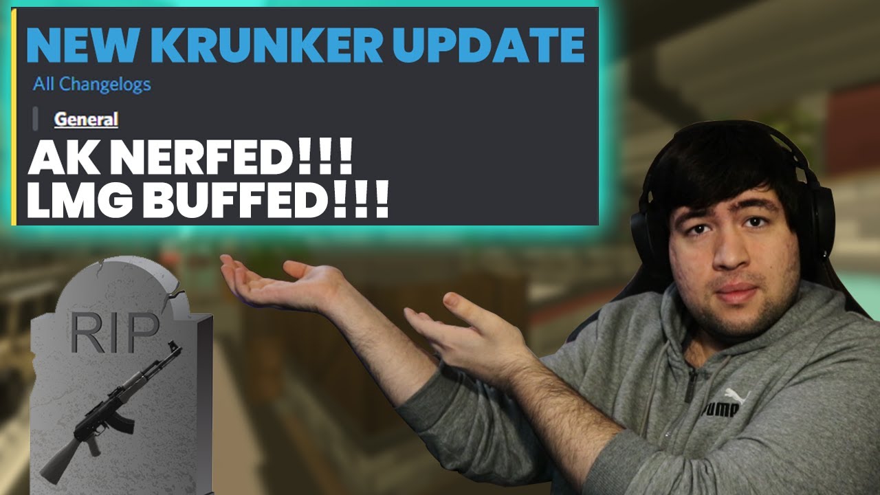 AK NERFED! LMG BUFFED!? *NEW* KRUNKER.IO UPDATE