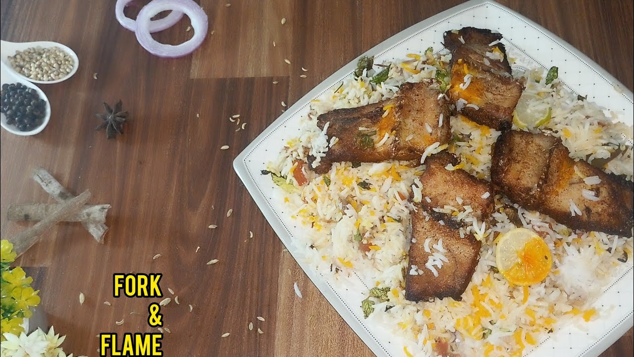 Fish Biryani | How to make fish biryani | simple and easy fried fish biryani recipe| machlie biryani