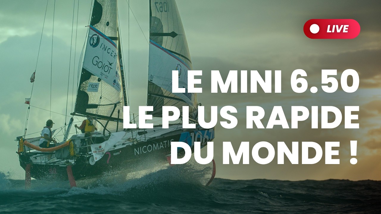 Il a battu le RECORD de vitesse en 24 heures ! Visite du Mini 6.50 Nicomatic Petit Bateau