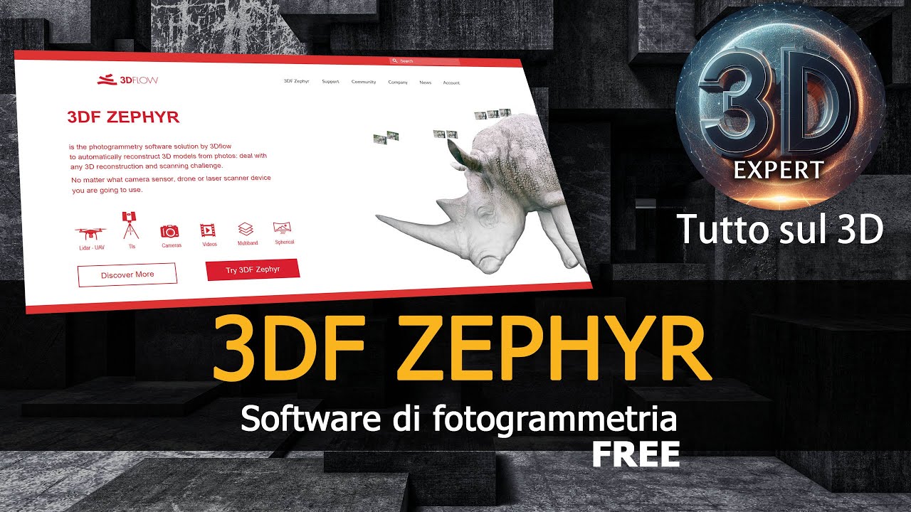 3DF Zephyr  -  Software di fotogrammetria (FREE) -  tutto italiano