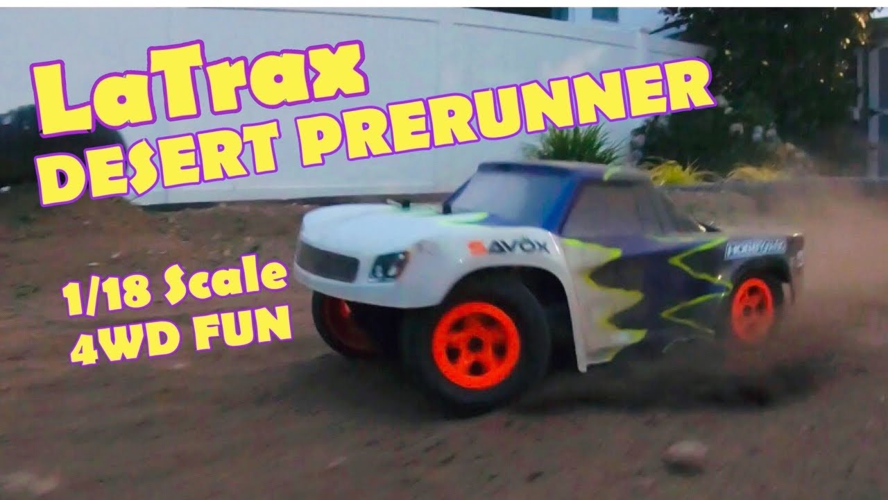 e202:  LaTrax Desert Prerunner 1/18 Scale 4WD Truck OVERVIEW & TRACK RUN