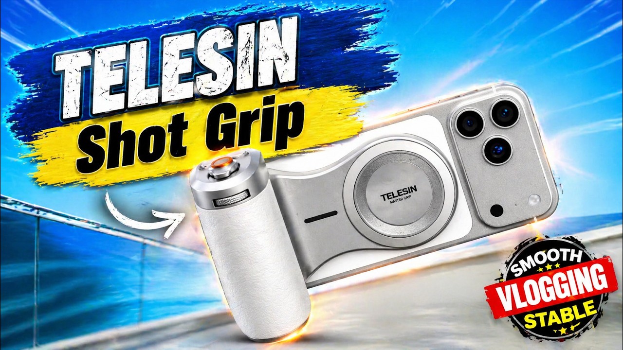 TELESIN Pro Shot Imaging Grip Review | Best Grip for Smooth Shots & Vlogging