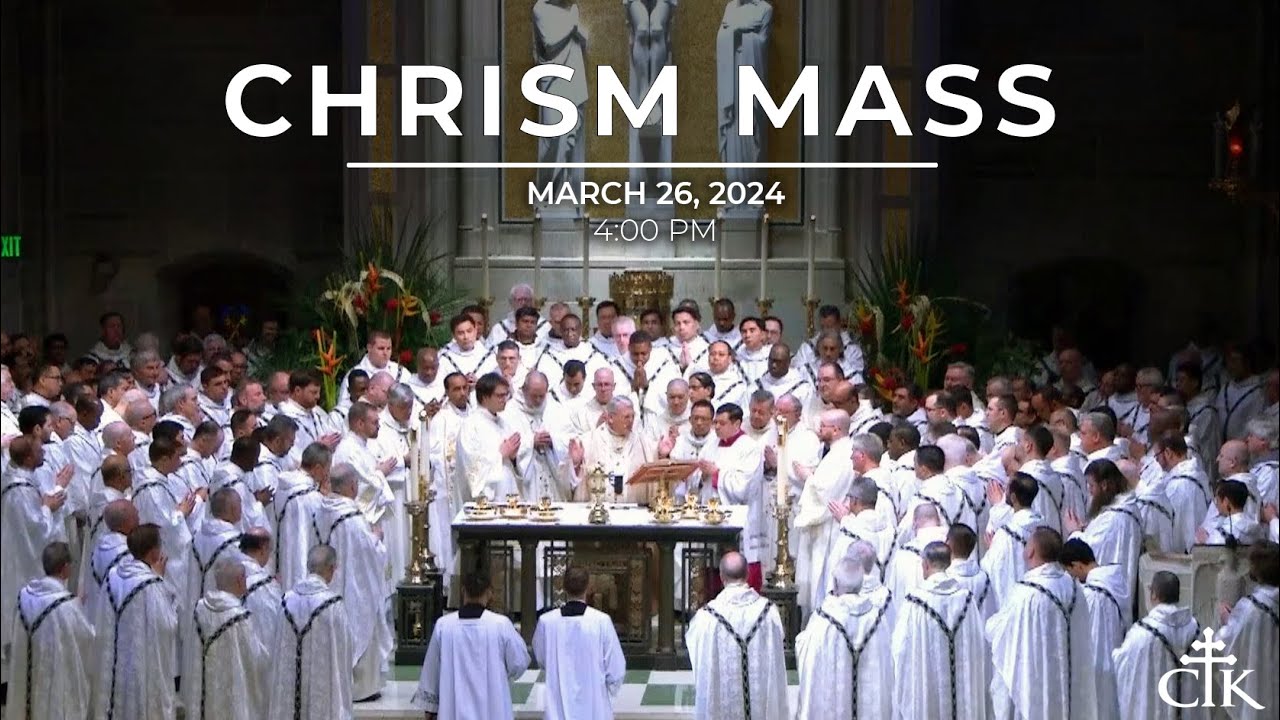 Chrism Mass | March 26, 2024 | Holy Week | Mass at Cathedral of Christ the King, Atlanta