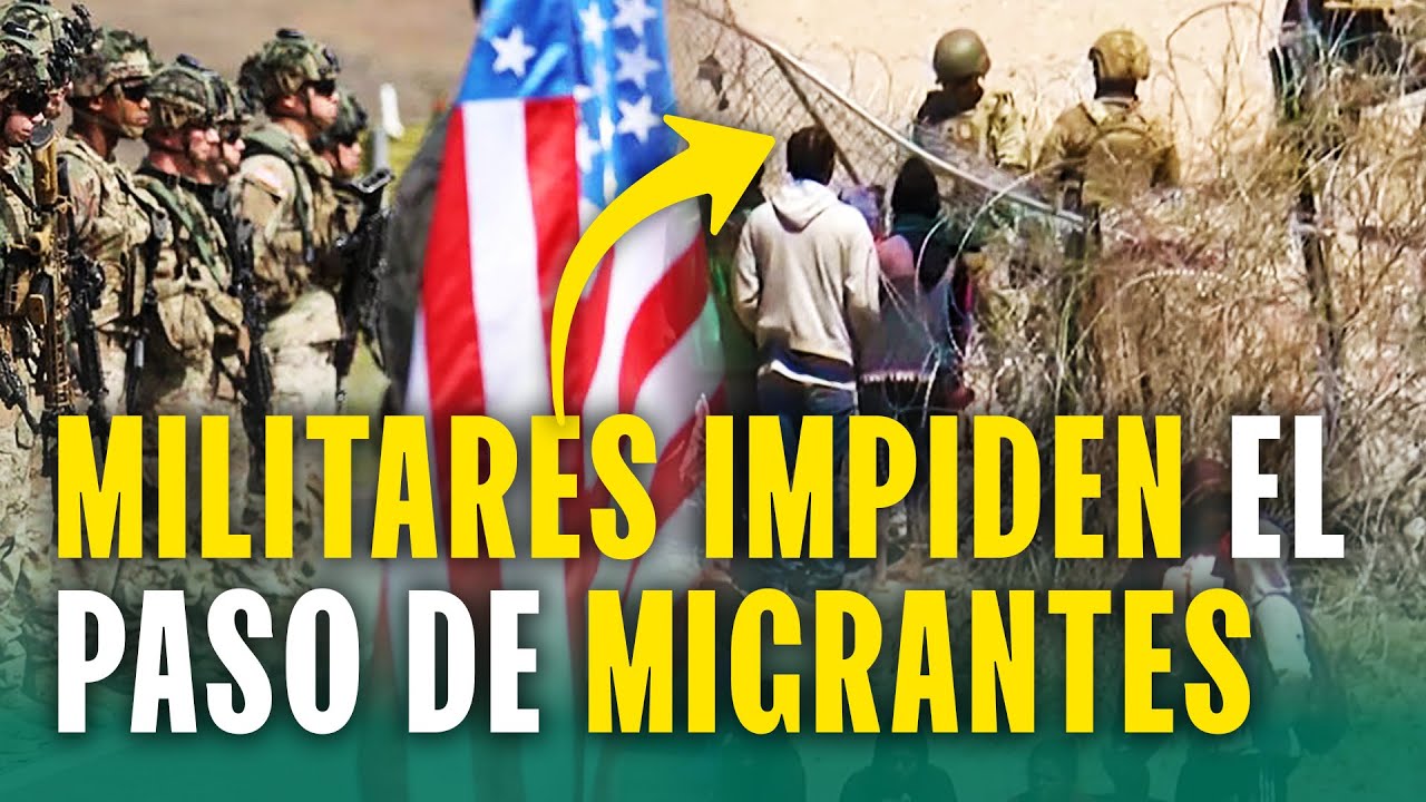 Así es el despliegue de miles de militares en la frontera de EE.UU con México para impedir migrantes