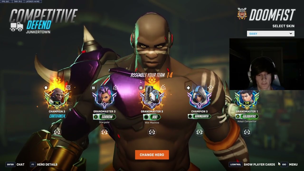 21K dmg! 45 Elims! Cartifan Dominates Top Ranked Players As Doomfist