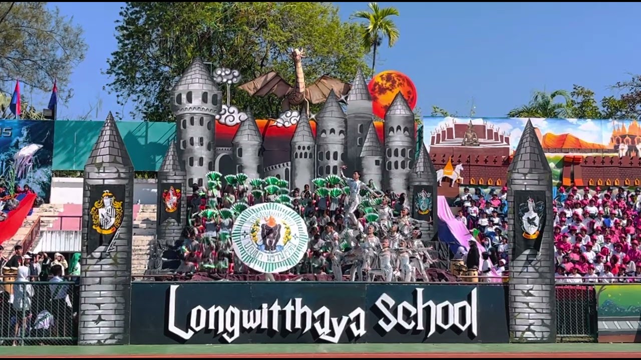 การแสดงกองเชียร์และเชียร์ลีดเดอร์โรงเรียนลองวิทยา กรีฑามัธยมศึกษา จังหวัดแพร่ 2565