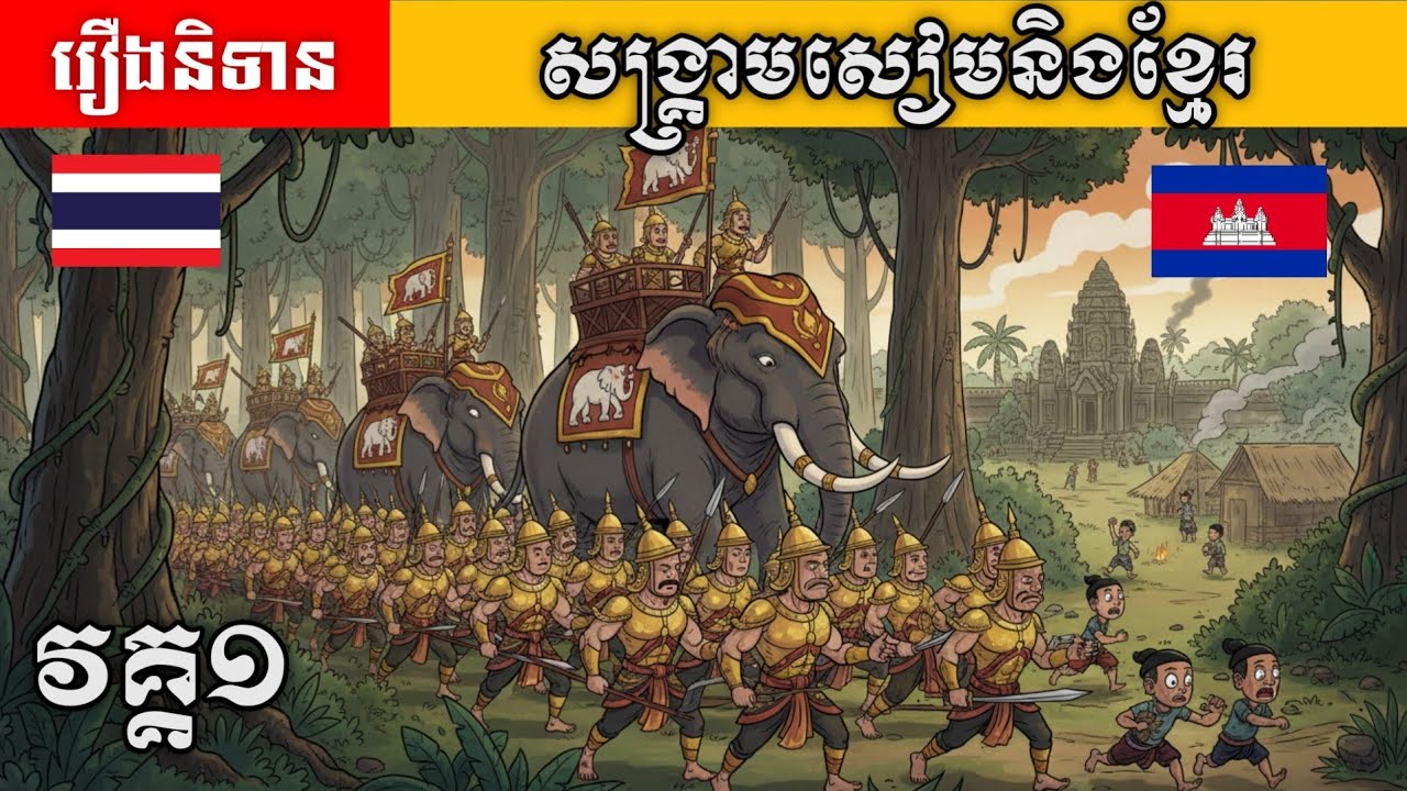 រឿងនិទាន សង្គ្រាមសៀមនិងខ្មែរ វគ្គ១