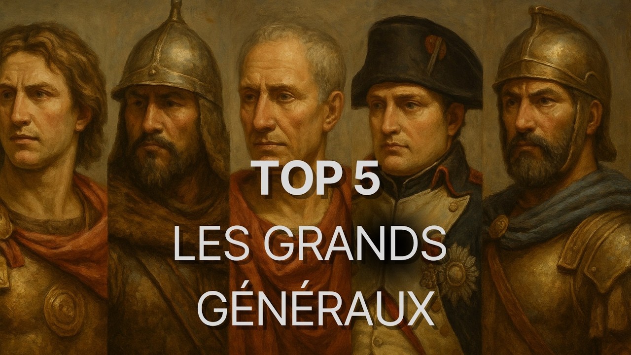 Top 5 des plus grands g&eacute;n&eacute;raux de l&rsquo;Histoire