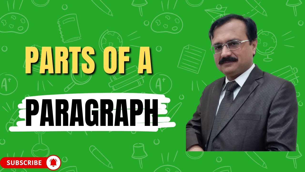 Parts of a paragraph, Lecture # 3.1.1 in Urdu/Hindi