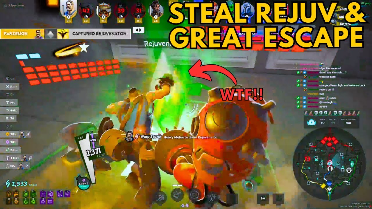 Insane MOVE Steal Rejuv & Escape - Deadlock Highlight Ep 218