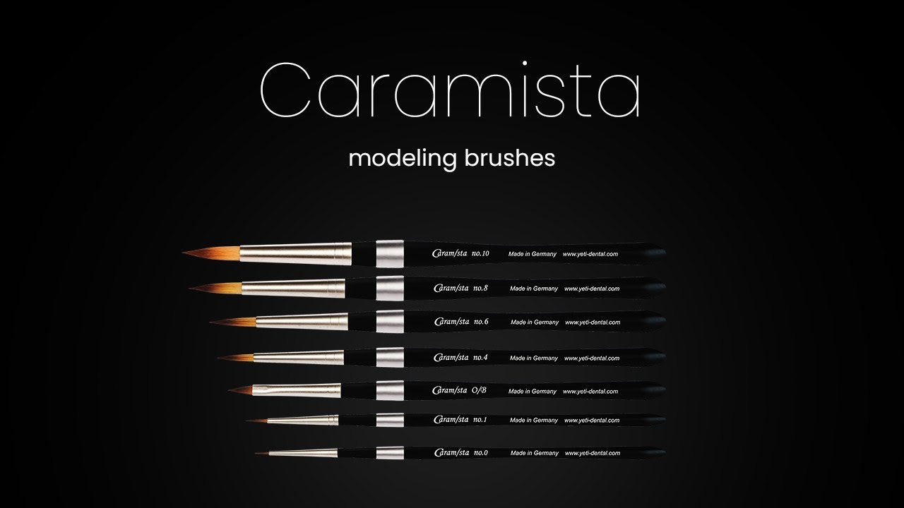 Yeti Dental | Caramista - modeling brushes